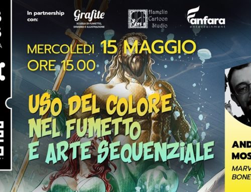 15 Maggio workshop sull’uso del colore nel fumetto e arte sequenziale