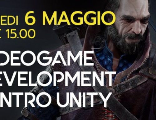 6 Maggio workshop video game development and intro unity